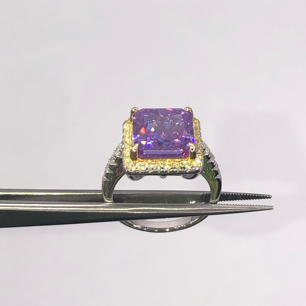 5ct Purple Sapphire Ring - Picture 7 of 11